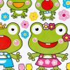 Happy Frog - Wall Decals Stickers Appliques Home Dcor