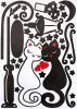 Sweet Cats - Large Wall Decals Stickers Appliques Home Decor