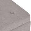 Hamilton - Storage Ottoman - Cloud Grey