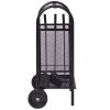 Firewood Cart Iron 13.8"x11.8"x31.9"