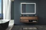 36x28 inch Bathroom Led Classy Vanity Mirror with focused backplane,High Lumen,Dimmable Touch,Wall Switch Control, Anti-Fog
