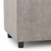Avalon - Storage Ottoman - Distressed Grey Taupe