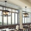 4-Light Farmhouse Chandeliers For Dining Room Black(No Bulbs)NEW SKU:W1340P206636