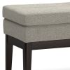 Carlson - Ottoman Bench - Greige