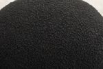 006-Soft Boucle Round Ottoman Footrest Stool,Black