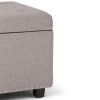 Hamilton - Storage Ottoman - Cloud Grey