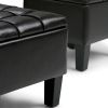 Dover - 3 Piece Storage Ottoman - Tanners Brown