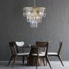 (Same as W1340P143192/L5007-500-G) Gold Luxury Crystal Chandelier Modern Chandeliers Lights (No Bulbs)