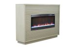 Bridgevine Home Stardust 62 inch Fireplace Mantel, Sandstone Finish