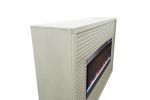 Bridgevine Home Stardust 62 inch Fireplace Mantel, Sandstone Finish