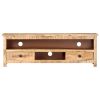 TV Cabinet 47.2"x11.8"x15.7" Rough Mango Wood