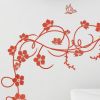 Flower Vine - Large Wall Decals Stickers Appliques Home Decor