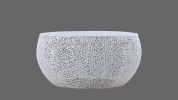 T3502-32 Round Coffee Table in White