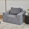 Sofa in a box Foam Sofa Couch with Pillow, Bean Bag Chairs for Adults Stuffed High-Density Foam