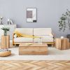 Harmonious Wooden MDF Coffee Table Set - A Choice for Modern Home Harmony.