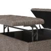 Harrison - Coffee Table Storage Ottoman - Mink Brown