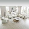 3 Piece Comfortable Oversized Sectional Sofa, One Single Sofa and One 2-Seater Sofa and One 3-Seater Sofa , Beige Corduroy Deep Seat Sofa