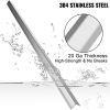 VEVOR Stainless Steel Corner Guards 2 x 2 x 48 inch Metal Wall Corner Protector Pack of 20 Corner Guards 20 Ga 304 Stainless Corner Guard with 90-Degr