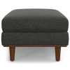 Morrison - Large Rectangular Ottoman - Charcoal Grey