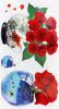 Rose Fishbowel - Wall Decals Stickers Appliques Home Decor