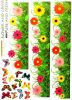 Butterfly Blossom and Grass - Wall Decals Stickers Appliques Home Dcor