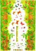 Vivid Butterfly and Fresh Grass - Wall Decals Stickers Appliques Home Dcor