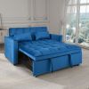 Convertible Sofa Bed,3-in-1 Pull Out Couch Bed with Reclining Backrest and Pillows,Sofa Bed Chair Full Convertible Sleeper Loveseat for Living Room