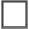 Firewood Rack Matt Black 31.5"x11"x33.9" Steel