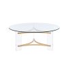 Sosi Gold Finish Coffee Table