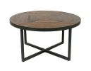Wallace & Bay Faro Brown Round Coffee Table