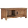 TV Stand 35.4"x11.8"x13.8" Solid Wood Teak