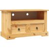 TV Stand Mexican Pine Corona Range 35.8"x16.9"x22"