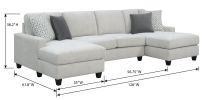 Wallace & Bay Ranger Gray Chaise Sectional
