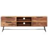 TV Stand 55.1"x11"x18.5" Solid Wood Sheesham
