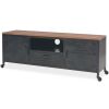 TV Cabinet 47.2"x11.8"x16.9" Black