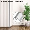 VEVOR Stainless Steel Corner Guards 2 x 2 x 48 inch Metal Wall Corner Protector Pack of 20 Corner Guards 20 Ga 304 Stainless Corner Guard with 90-Degr