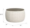 Wallace & Bay Revel White Storage Ottoman