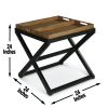 Topeka - 3 Piece Table Set - Brown
