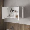 McNary Medicine Cabinet With Included Mirrors And 2 Doors, White