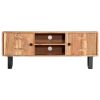 TV Stand 46.5"x11.8"x17.7" Solid Wood Acacia