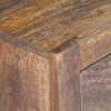 TV Cabinet 55.1"x11.8"x15.7" Solid Mango Wood
