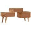 TV Stand 42.5"x11.8"x19.3" Solid Wood Acacia