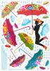 Umbrellas - Large Wall Decals Stickers Appliques Home Decor