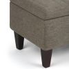 Monroe - Storage Ottoman - Fawn Brown