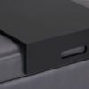 Oregon - Storage Ottoman Bench with Tray - Stone Grey