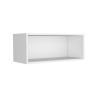 Coffee Table 10.6" H, 1 shelf, 4 legs, White