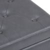 Hamilton - Storage Ottoman - Stone Grey