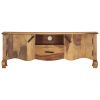 TV Stand 45.3"x11.8"x16.5" Solid Wood