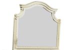 Noble Traditional Style Mirror Made with Wood in Antique Beige