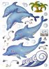 Happy Dophins - Hemu Wall Decals Stickers Appliques Home Decor
